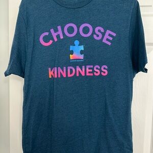 Medium Dark Grey Autism Speaks T-Shirt “Choose Kindness”